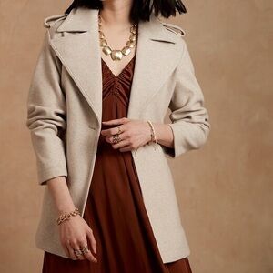 Belted Collar Jacket